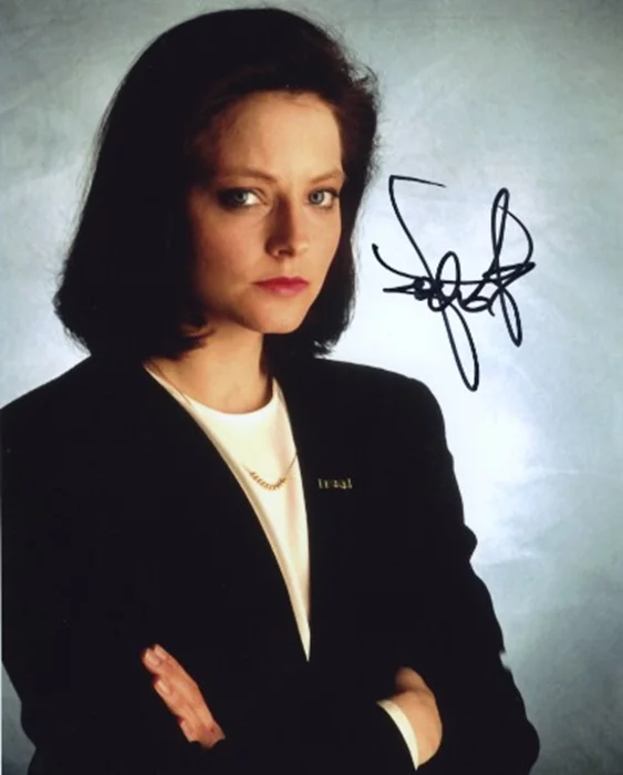 Jodie Foster autograph