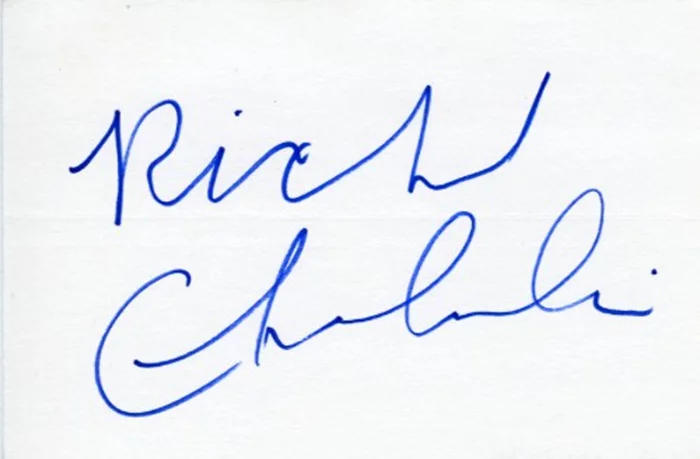 Richard Chamberlain autograph