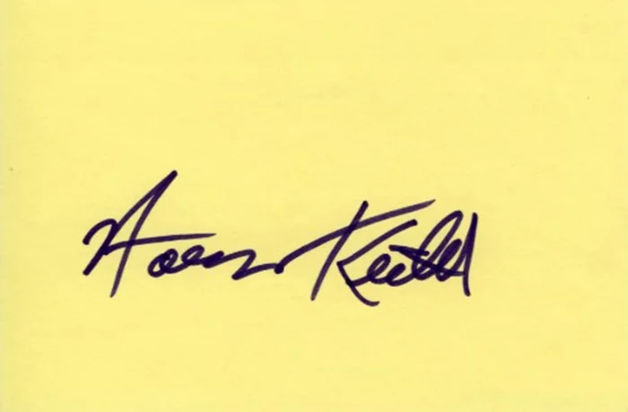 Harvey Keitel autograph