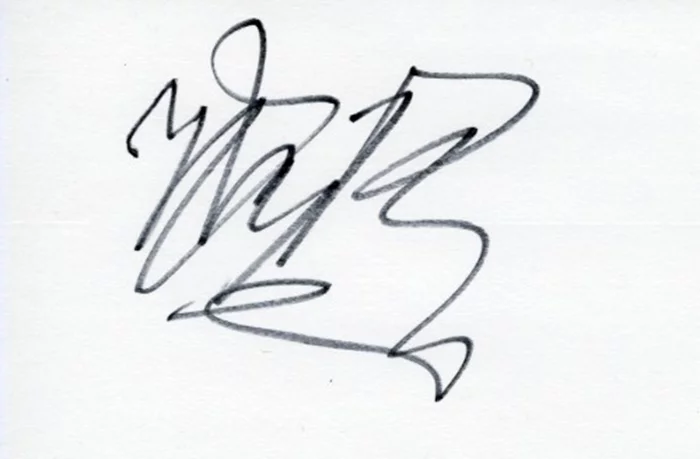 Mickey Rooney autograph