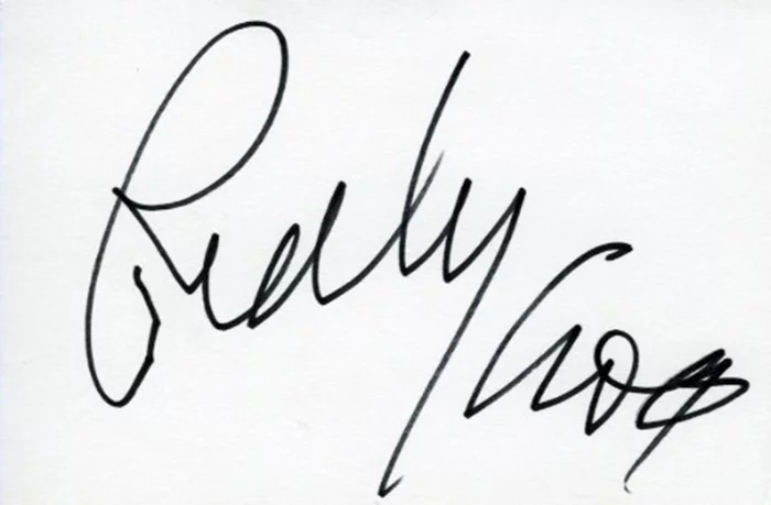Ridley Scott autograph
