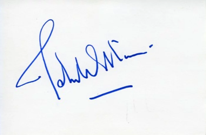 John Williams autograph