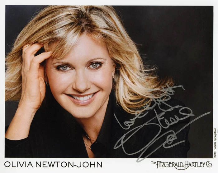 Olivia Newton-John autograph