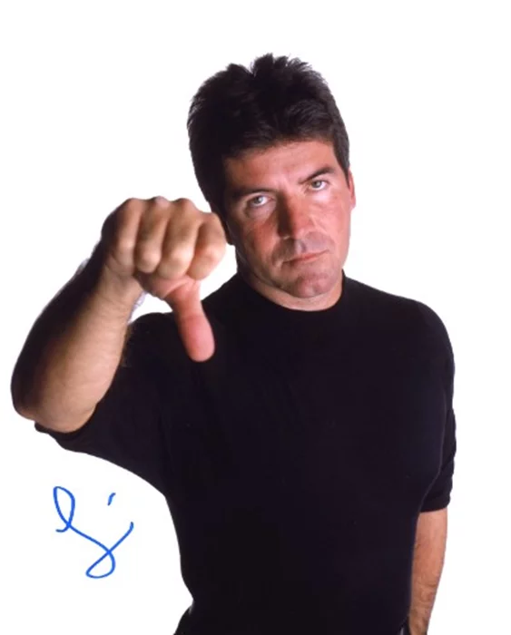 Simon Cowell autograph