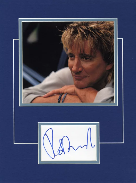 Rod Stewart autograph