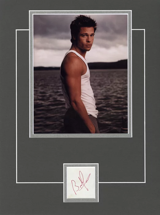 Brad Pitt autograph