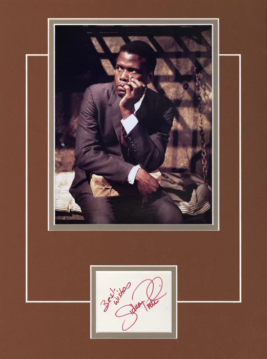 Sidney Poitier autograph