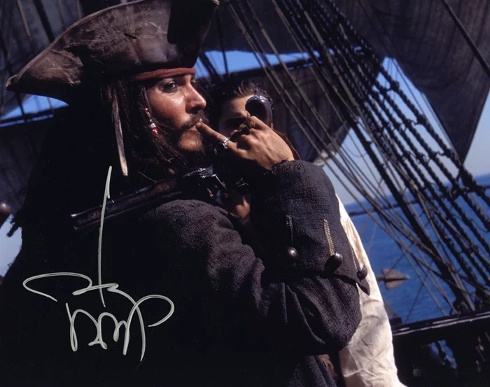 Johnny Depp autograph