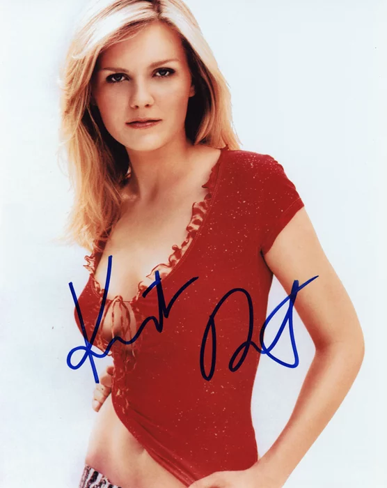 Kirsten Dunst autograph