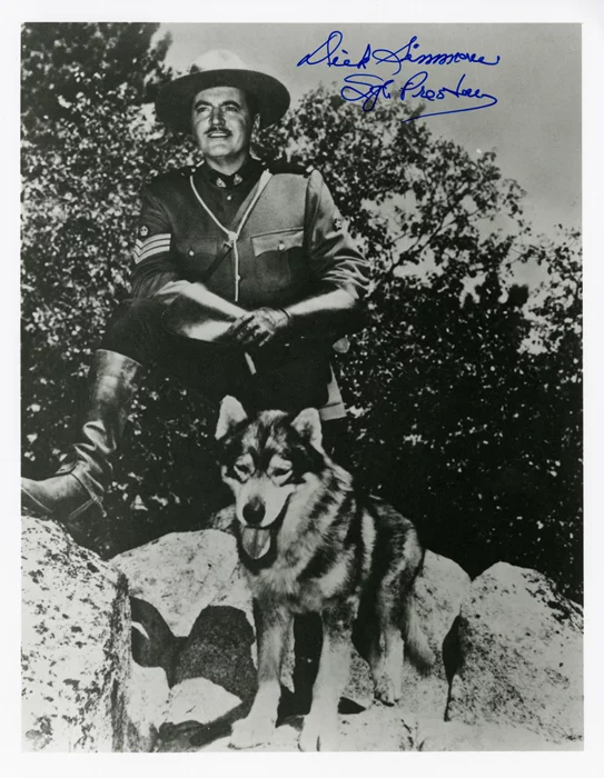 Dick Simmons autograph