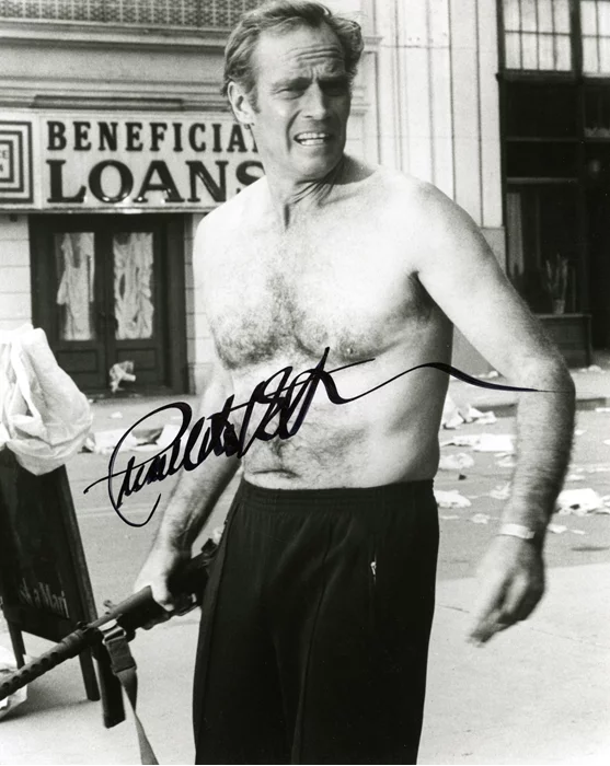 Charlton Heston autograph
