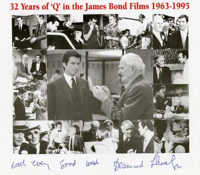 Desmond Llewelyn autograph