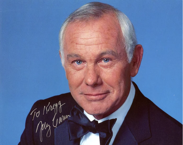 Johnny Carson autograph