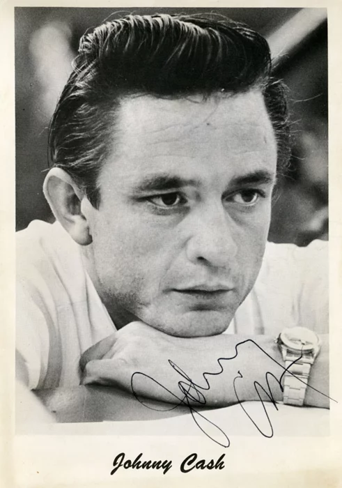 Johnny Cash autograph