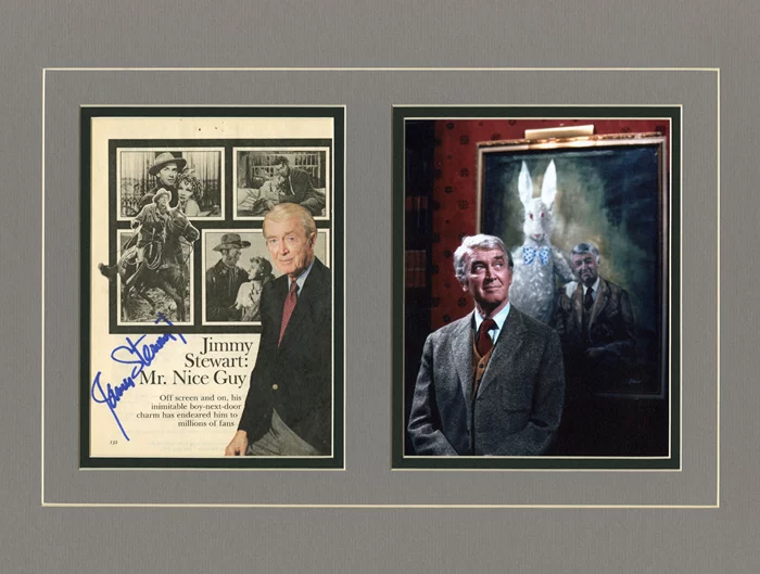 James Stewart autograph