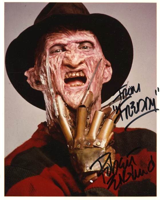 Robert Englund autograph