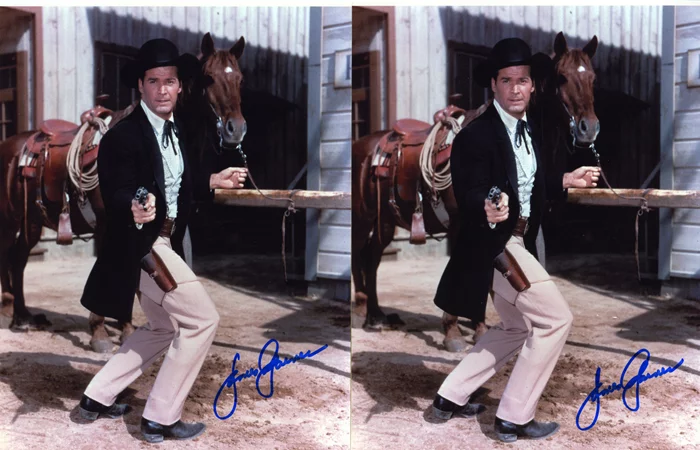 James Garner autograph
