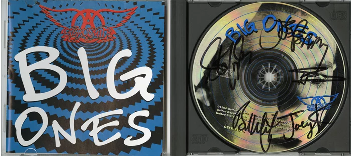 Aerosmith autograph
