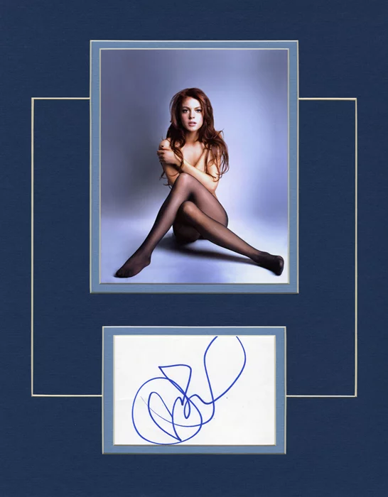 Lindsay Lohan autograph