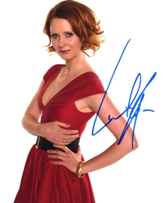 Cynthia Nixon autograph