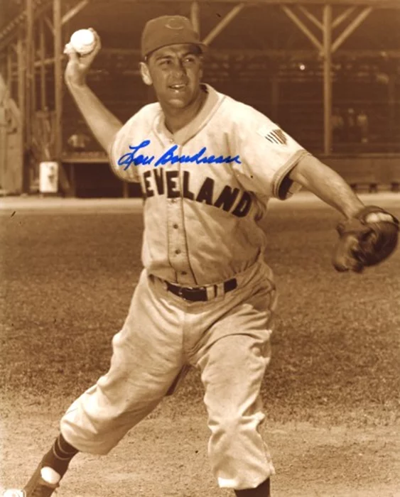 Lou Boudreau autograph
