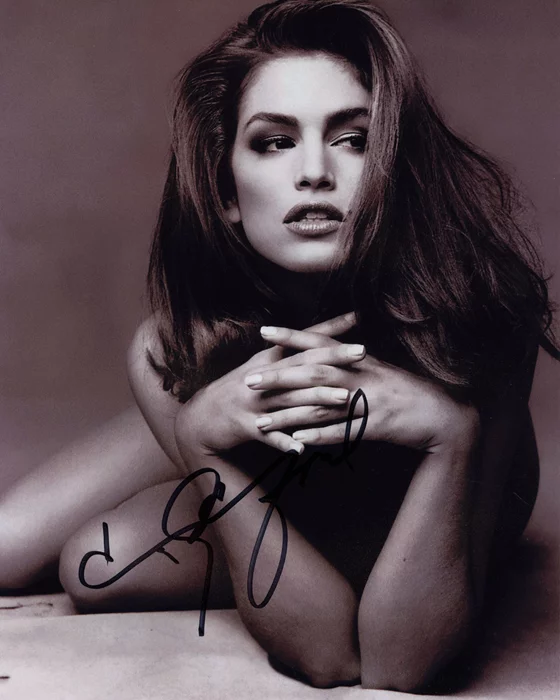 Cindy Crawford autograph