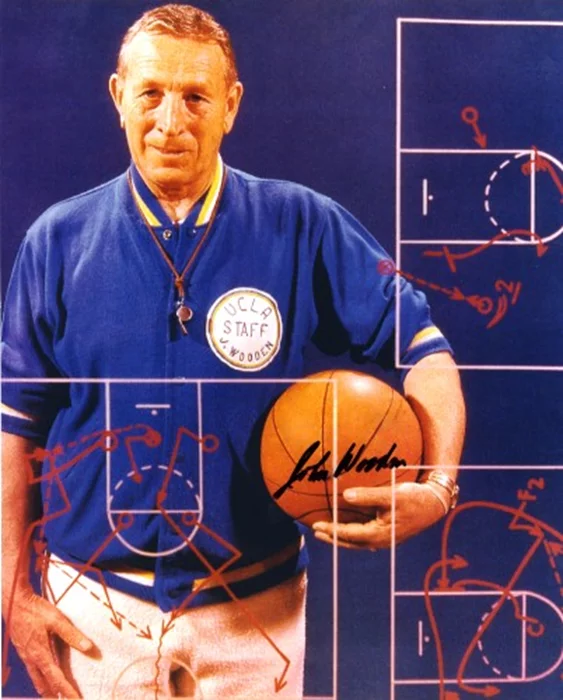John Wooden autograph