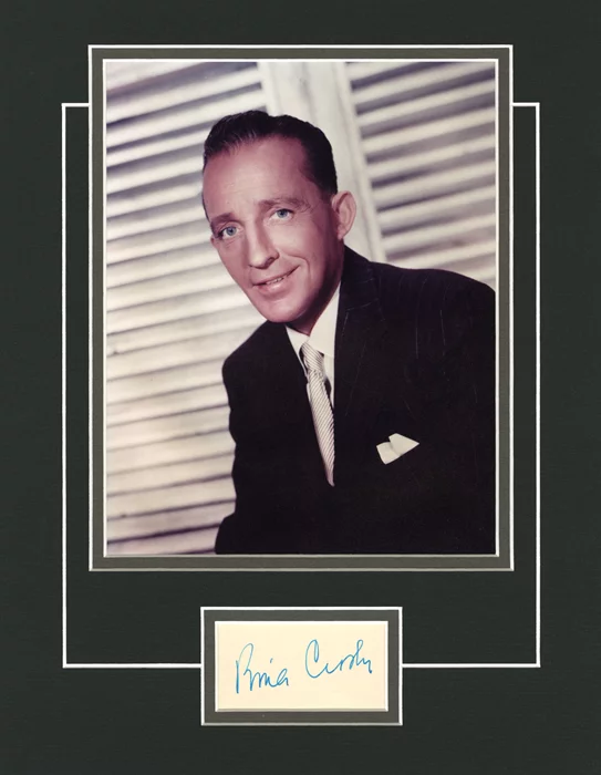 Bing Crosby autograph