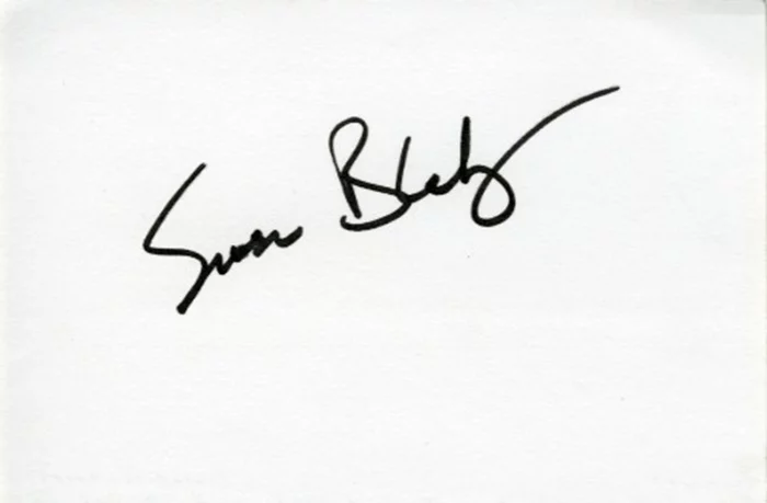 Susan Blakely autograph