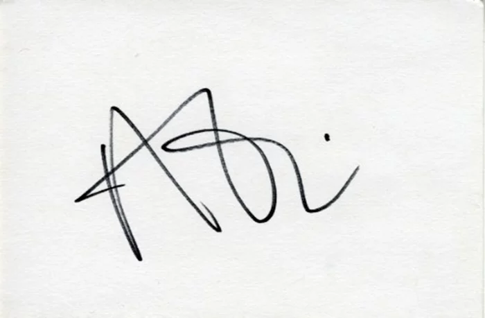 Alessandra Torresani autograph