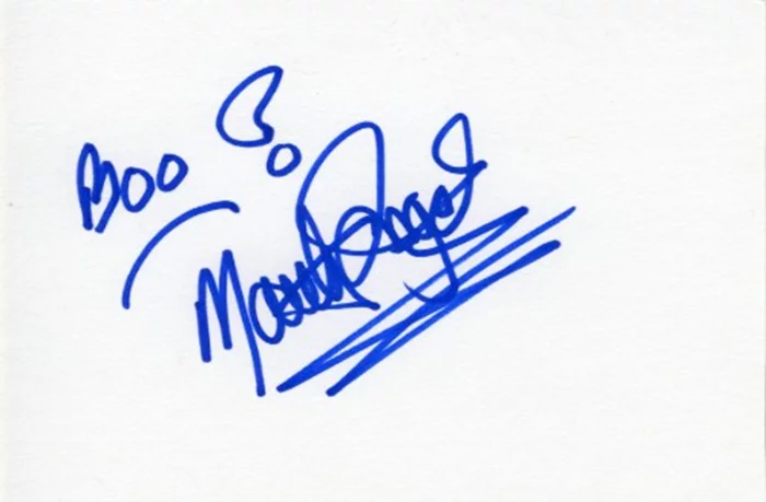 Marty Ingels autograph
