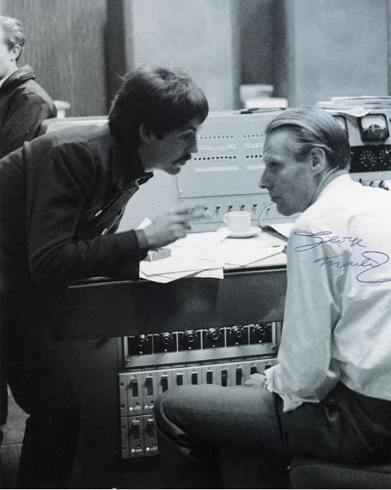 George Martin autograph