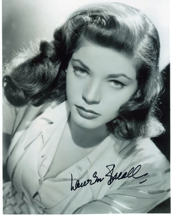 Lauren Bacall autograph