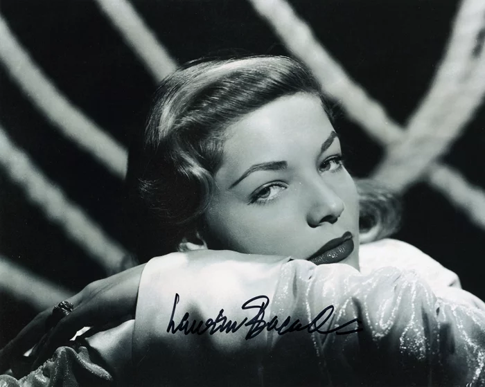 Lauren Bacall autograph