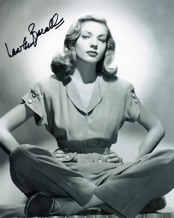 Lauren Bacall autograph