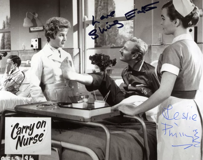 Carry On Nurse autograph