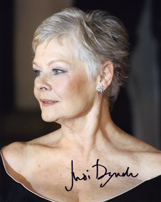Judi Dench autograph