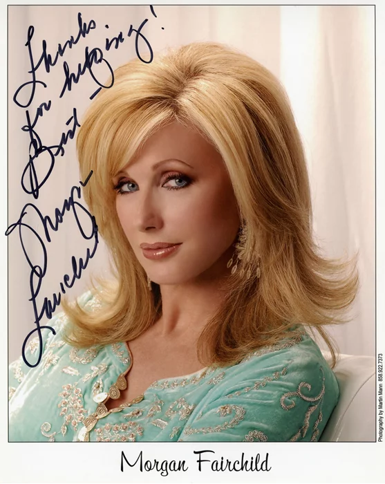Morgan Fairchild autograph