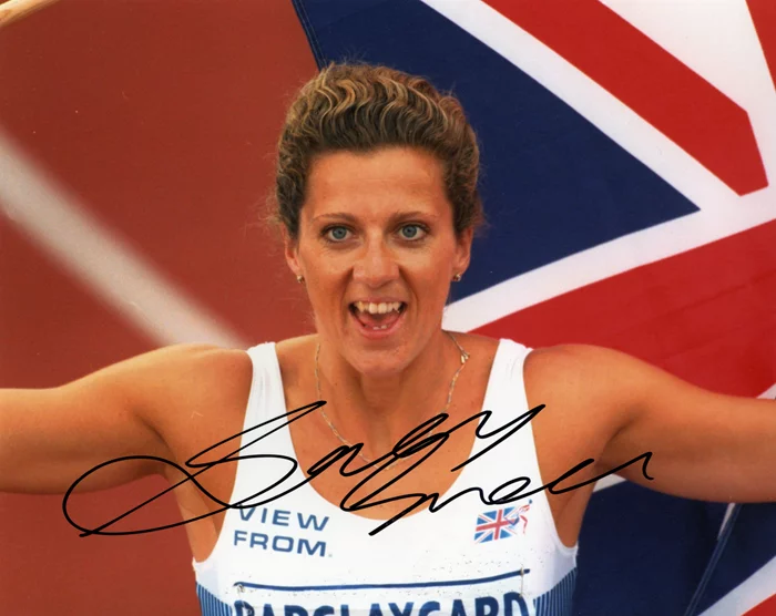 Sally Gunnell autograph