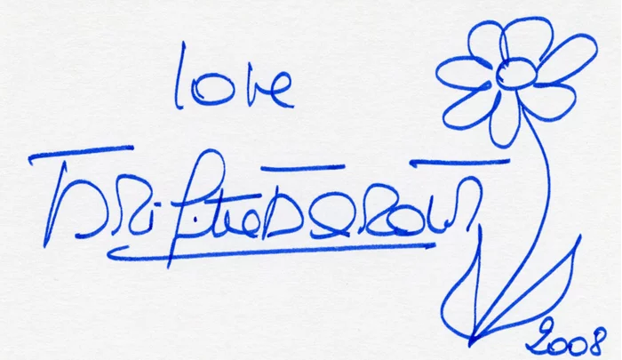 Brigitte Bardot autograph