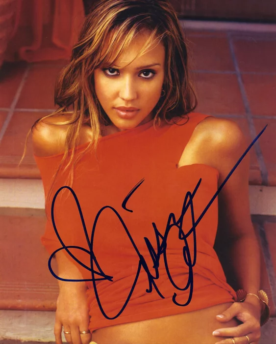 Jessica Alba autograph
