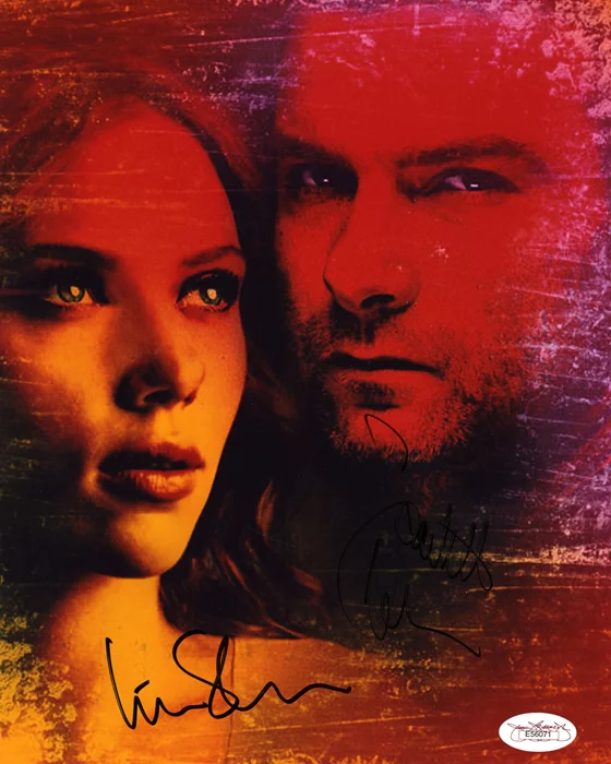 Scarlett Johansson & Liev Schreiber autograph