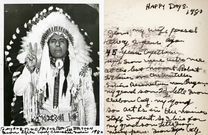 Iron Eyes Cody autograph