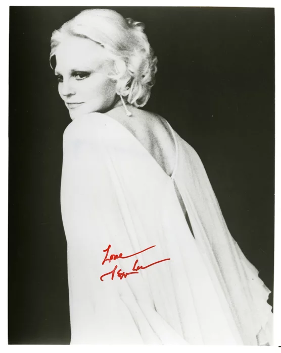 Peggy Lee autograph