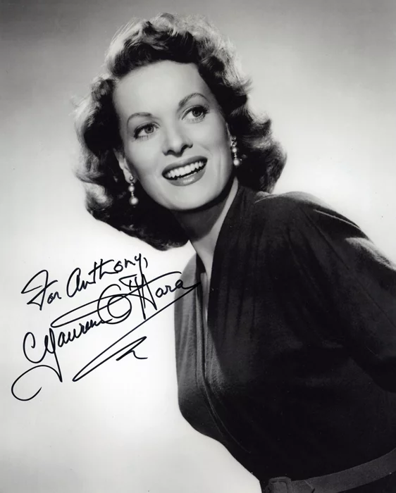 Maureen O'Hara autograph