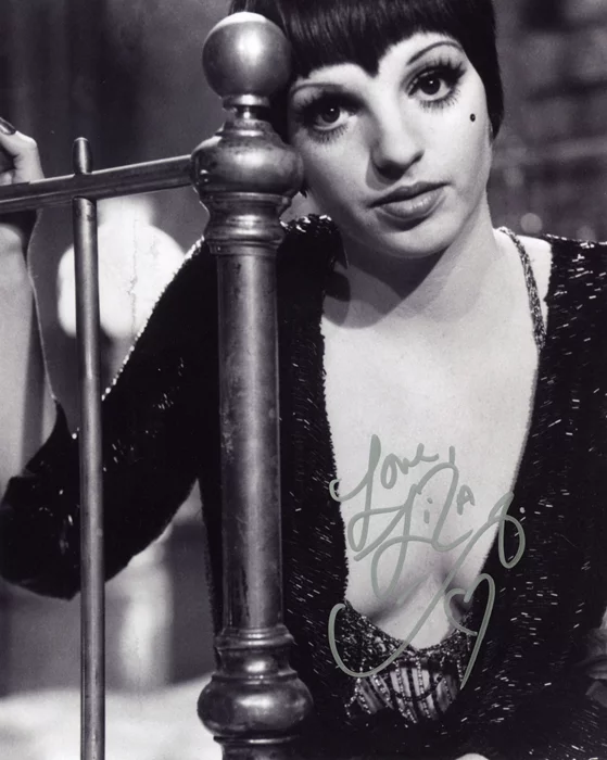 Liza Minnelli autograph