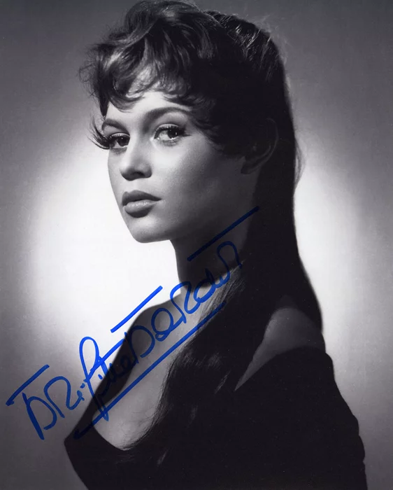 Brigitte Bardot autograph