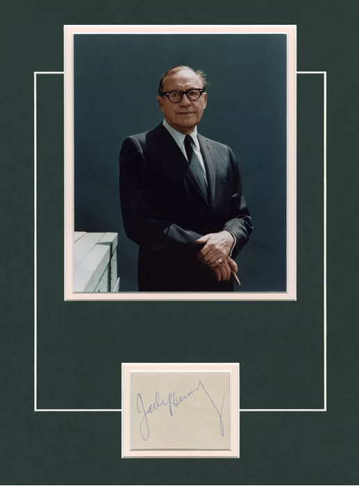 Jack Benny autograph