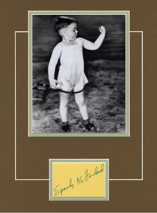 Spanky McFarland autograph