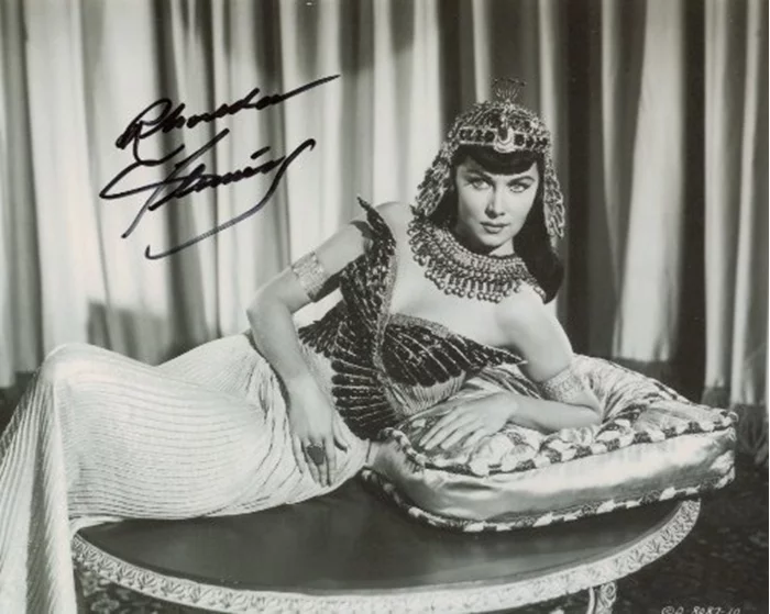 Rhonda Fleming autograph